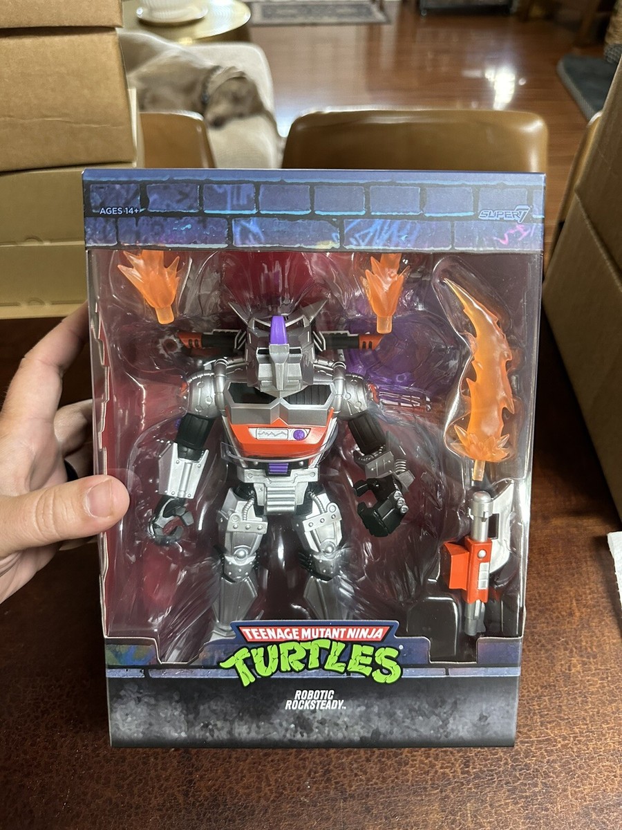 Super 7 TMNT Ultimates Robotic Rocksteady 7