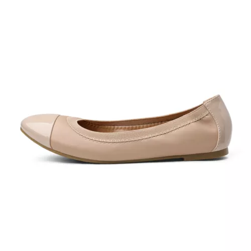 Women Classic Round Toe Ballet Flat Comfort Work Slip On Office Flat Shoes - Picture 8 of 43