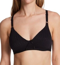 Bestform 5006248 Striped Wireless Cotton Lightly-Lined Cup Bra