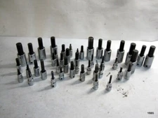 Proto 1/2" & 3/8 drive Hex Bit Socket Set SAE/Metric Impact/Chrome 44 pcs dupes