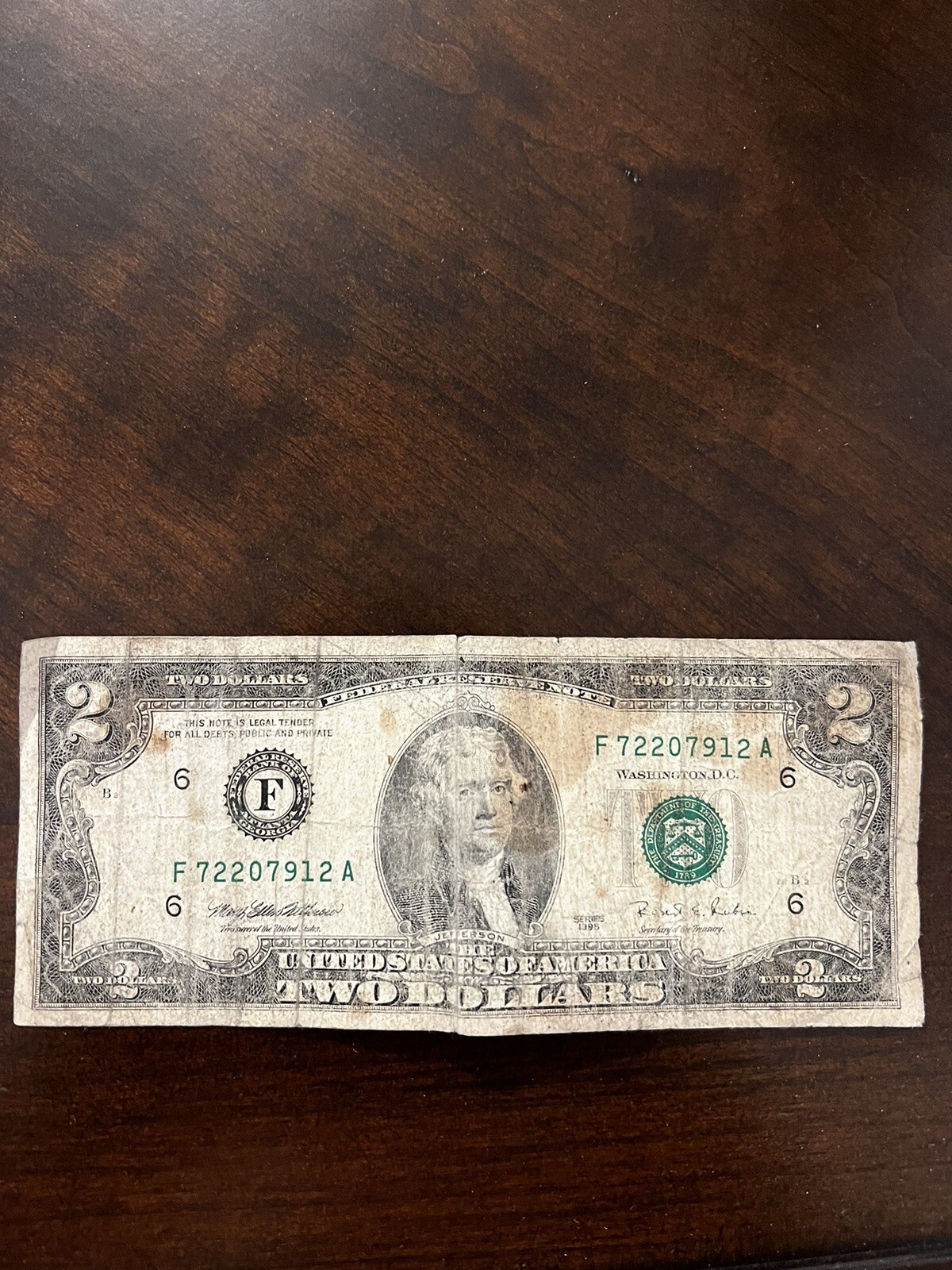 2 Dollar Bill 1995 Series EBay 2-dollar-bill-1995-series-ebay