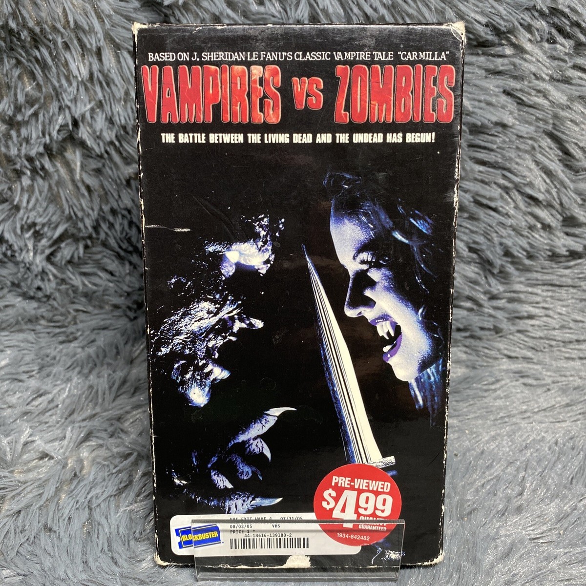 Vampires vs. Zombies VHS Tape 2004 Cult Horror Classic Rare Movie