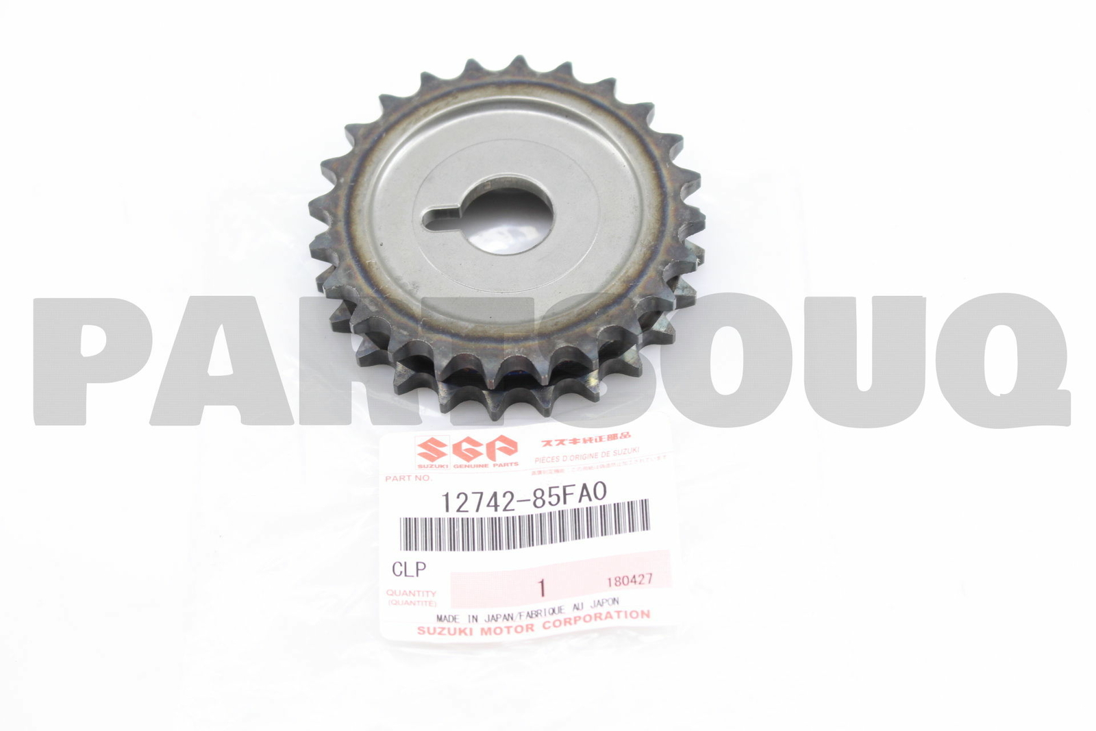 1274285FA0 Genuine Suzuki SPROCKET, CAM SHAFT TIMING LH 12742 
