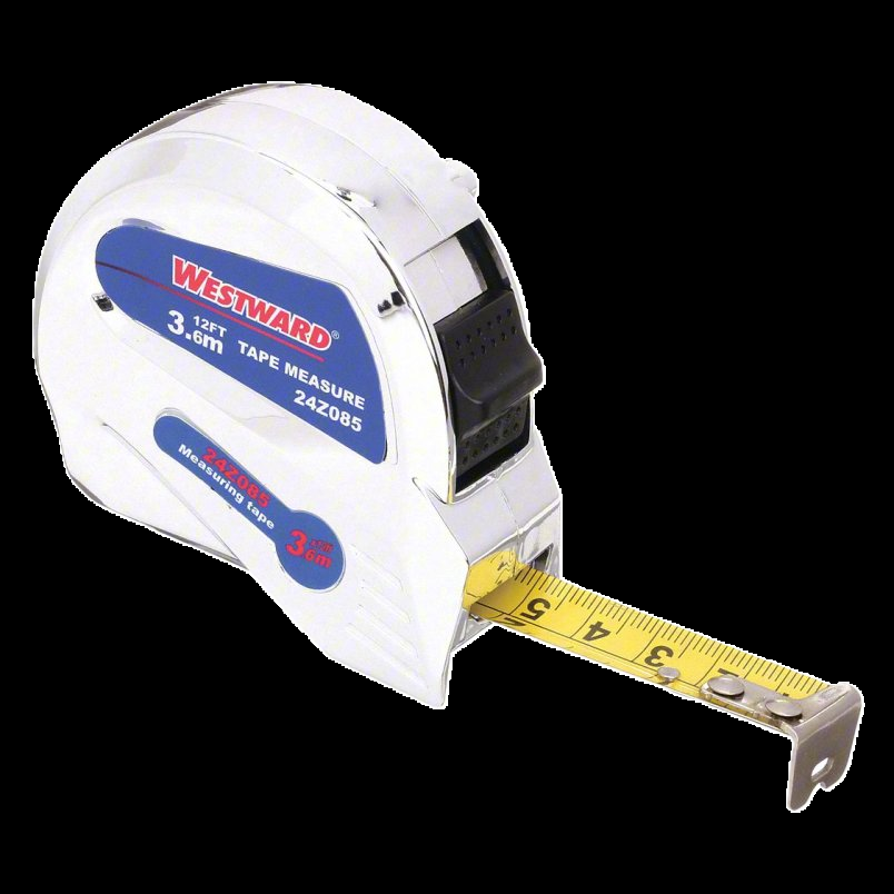 12 Foot Tape Measure Dual Inch Metric CM Standard Ruler Single Hook Chromed