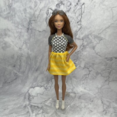 Barbie Fashionistas Doll - 2015 Summer 'Yellow Dress' Doll #CFG16 | eBay