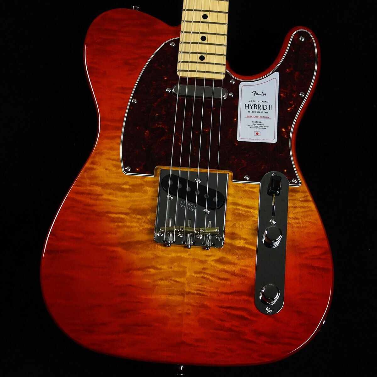 Fender 2024 Collection MIJ Hybrid II Telecaster Flame Sunset Fender 2024 Collection MIJ Hybrid II Telecaster Flame Sunset