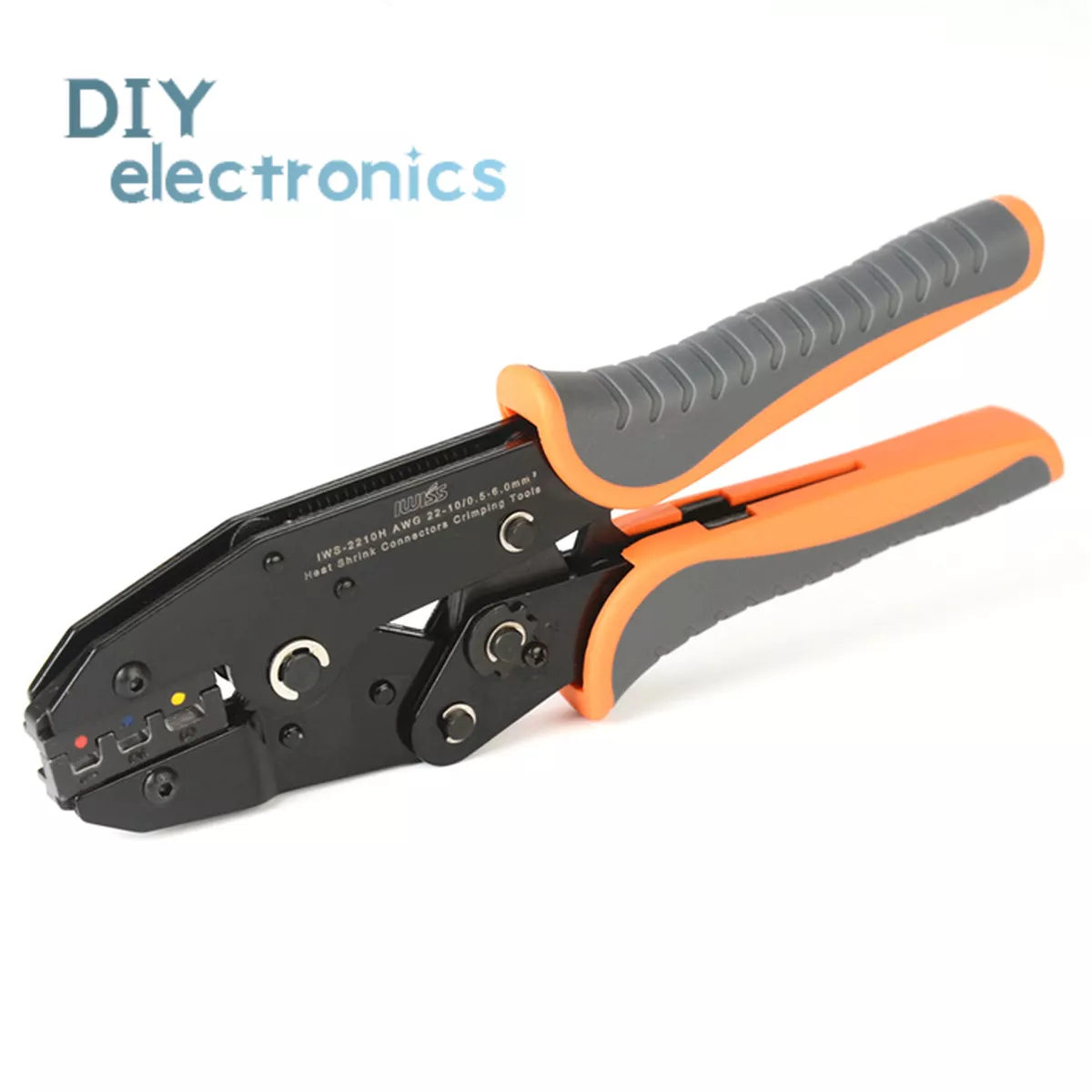 Electrical wire crimping tool outlet