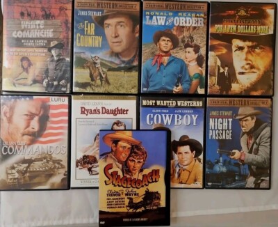 Classic Westerns 9 DVD Lot Somes Classics And Some Hard To Find DL9