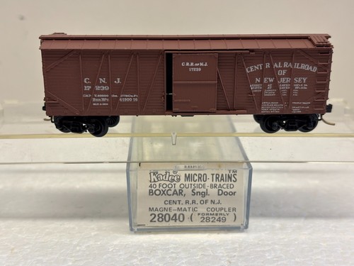 Micro trenes Kadee escala N MTL 28040 Central of New Jersey CNJ 17239 vagón de carga | Zustand: New