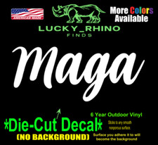 MAGA President Trump 47 Car Window Vinyl Decal Bumper Sticker