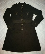 Vtg Etam Women's Weekend Military Style Jacket With Belt Size: Petite S