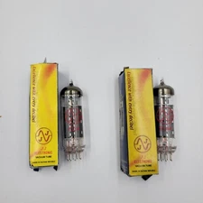 NEW JJ Electronic Tesla EL84 Matched Pair Power Amp Tubes Valve Guitar Amplifier