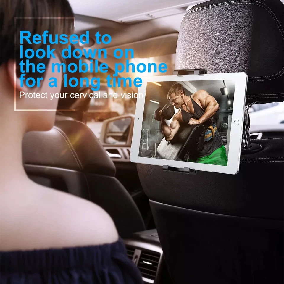 Baseus Car Back Seat Holder Mount 360° Stand Headrest Bracket For Phone Tablet - image 3 of 4