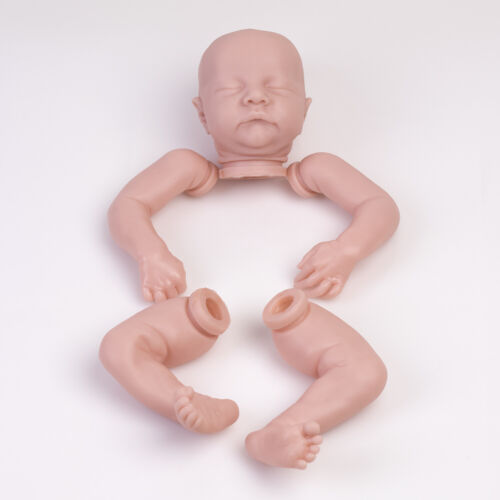20" Reborn Doll Kits Realistic Unpainted Vinyl Silicone Newborn Kit Baby Parts - Picture 4 of 11
