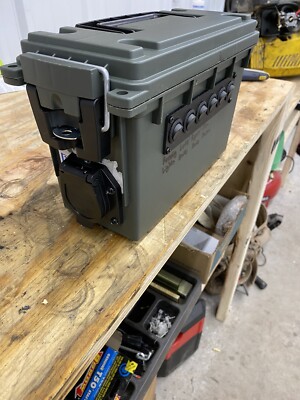 Semi Trailer Light Tester Box Powered By Milwaukee 18v Drill Battery
