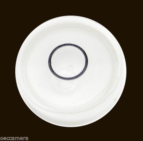 ONE 24mm x 10mm Disc Bubble Spirit Level Round Circular Circle White NEW - Afbeelding 1 van 2