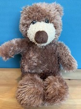 Vintage Shaggy Fur Teddy Bear Plush Stuffers 14" Long Wacky Bear Factory