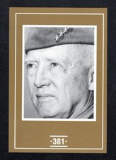 George S. Patton General 1991 Face To Face Game Famous Celebrity Card
