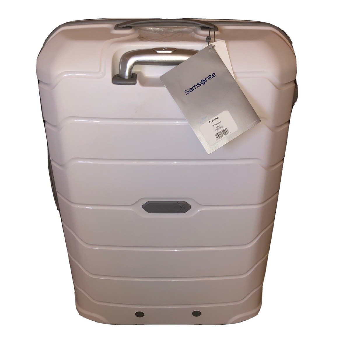 Samsonite Freeform Expandable Hardside Luggage Double Spinner Wheels White  New