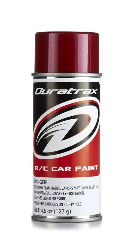 Duratrax PC264 Polycarbonate Spray Paint Metallic Red 4.5 oz RC