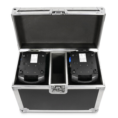 150W LED Beam Moving Head Light Set 18 Prism 8 Gobo Stage Light With Case DMX DJ
