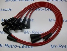 RED 8MM PERFORMANCE IGNITION LEADS FOR BEETLE & T2 1968-1979 QUALITY HT LEADS