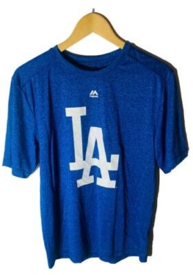 Majestic Athletic Herren Los Angeles Dodgers Clayton Kershaw S / Ärmel, Blau, M