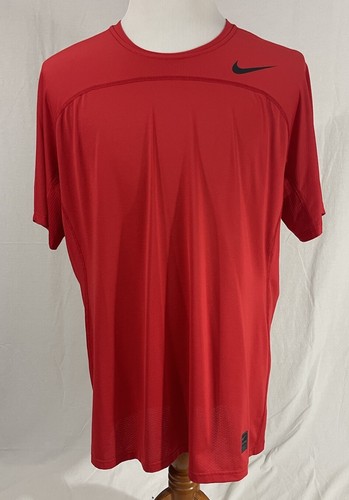 Nike Pro HYPERCOOL - Camiseta roja ajustada - Para hombre 2XL