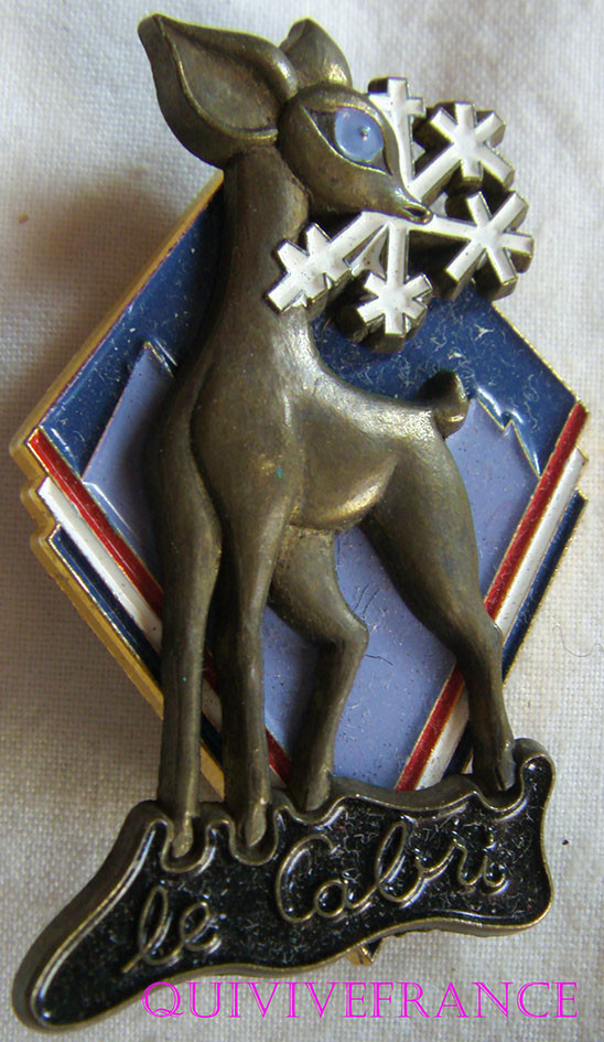 SK1625 - Distintivo Scuola Del Sci Francese - il Cabri