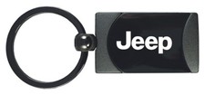 Llavero rectangular bicolor Jeep (metal pistola)