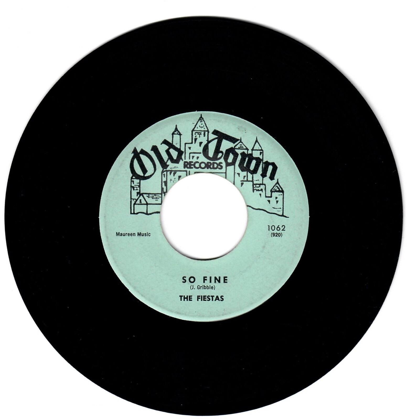 The Fiestas 1958 Old Town 45rpm "So Fine" / "Last time I Dreamed"  Northern Soul