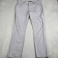 Travis Mathew Pants Mens 38 Gray Golf Outdoors Performance Casual Chino