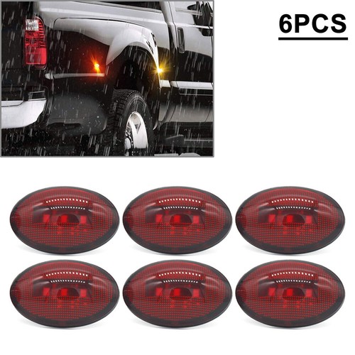 Luz marcadora lateral ovalada 3 LED para coche autobús camión camión cámper furgoneta - Imagen 6 de 21