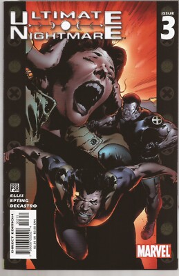 ULTIMATE NIGHTMARE #3 -ELLIS WARREN STORY - TREVOR HARISINE COVER - MARVEL- 2004