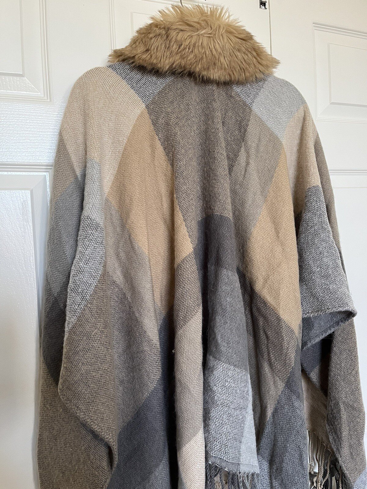 Women's Blanket Shawls Wraps Winter Open Front Poncho eBay