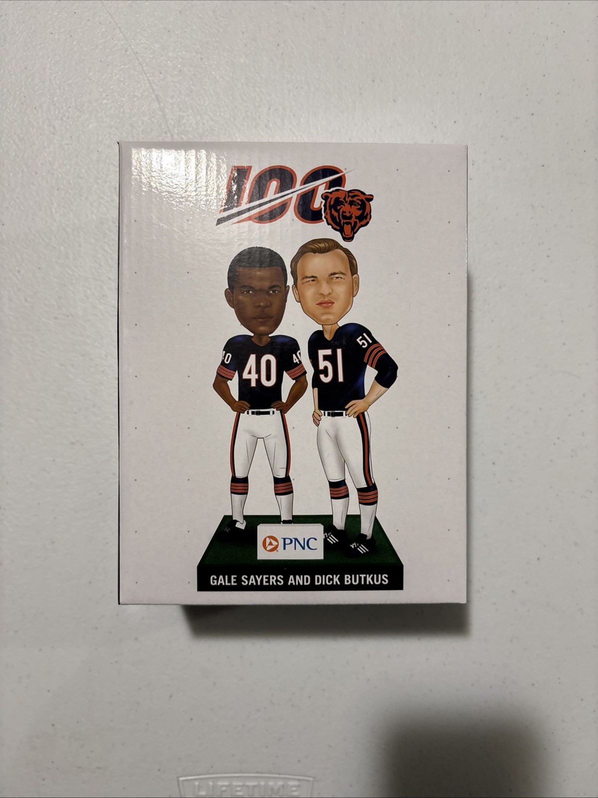 NFL Chicago Bears #40 Gale Sayers & #51 Dick Butkus Dual Bobblehead, Brand New