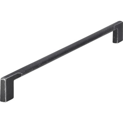 Griff Baton LA 320 mm, Breite 340 mm, Zinkdruckguss eisenfärbig matt getrommelt