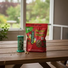 C&S Peanut Suet Nuggets Wild Bird Food for Nuthatches, Woodpeckers & Chickade...