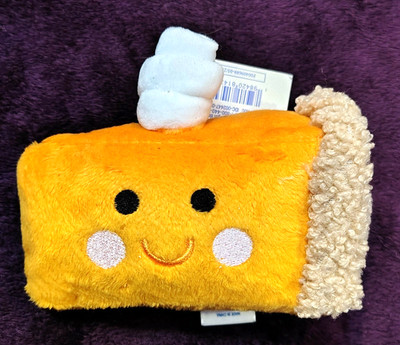 Spritz Target 2025 Thanksgiving Plush Pumpkin Pie Slice Plush Decor NWT