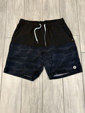 Vuori Kore Short 8" Lined Athletic Hybrid Black Watercolor Camo Men  s Size S