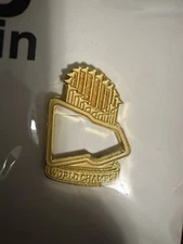 World Champs MLB Hat Pin – Fits New Era Fitteds – Gold Style