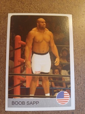 2007 BOB SAPP Rafo Fighters Borci Bosnian Sticker boxing card ROOKIE Mega Rare