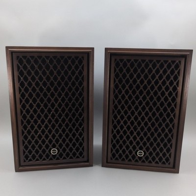 Vintage Sansui SP-30 2 Way Bookshelf Speakers Pair 8 Ohm 20W Wood