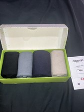 Men Bamboo 4 Pack Dress Soft Antibacterial Socks Medium 9-13 Mixed Colors