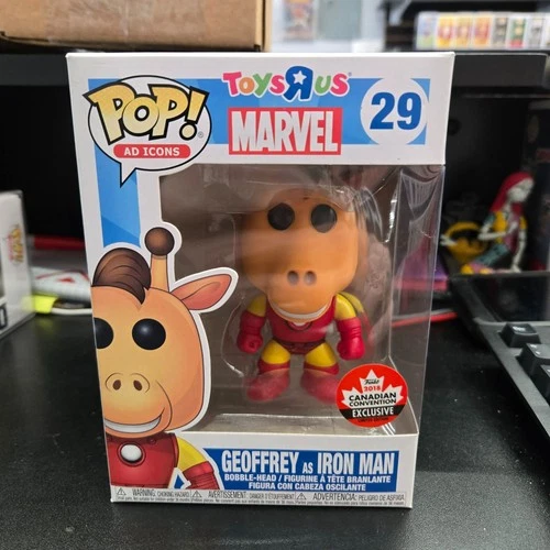 FUNKO POP GEOFFREY AS IRON MAN TOYRUS 2018 CANADIAN CONVENTION EXCLUSIVE 29