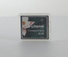 Kingston 4 GB CompactFlash Memory Card CF/4GB 