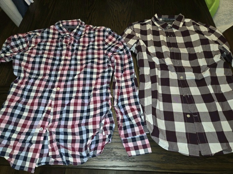 Banana Republic Shirt Men's Small Grant Fit Custom 078 Wash 2 Shirts