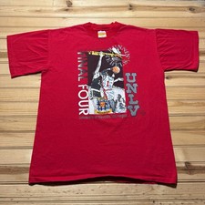 Vintage 1991 UNLV Runnin Rebels Las Vegas Final Four Indianapolis Shirt Large