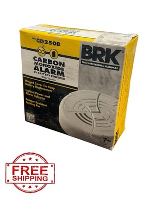 NEW BRK CO250B Carbon Monoxide Alarm Detector 9V Battery Powered