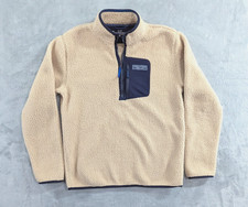 Vineyard Vines Sweater Boys XL Stillwater Sherpa Fleece Pullover Jacket Half Zip